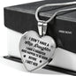 Love Step Daughter Gifts - Heart Necklace For Birthday Wedding