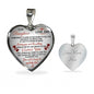 Daddy I Love You For Daughter - To My Daughter Heart Necklace Gift From Daddy's