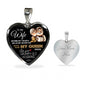 Premium Heart Necklace Anniversary Love Gift For Wife You're my Queen Forever
