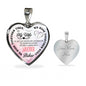 Biker's Wife Always In My Heart Love Necklace
