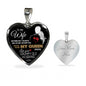 Premium Heart Necklace Anniversary Love Gift For Wife You're my Queen Forever