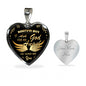 To My Beautiful Wife - God Sent Me You, An Angel Pendant Necklace