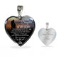 Father And Daughter Necklace Heart Pendant - To My Daughter Necklace Love Dad_NEW