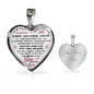 Mom And Daughter Gift - To My Daughter Heart Necklace From Mommy Mother