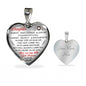 Father And Daughter - To My Daughter Necklace Heart Pendants Gift From Daddy's