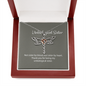 REMIZIO Unbiological Sister Interlocking Hearts Necklace