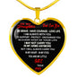 Dad And Daughter Gift - To My Daughter Novelty Luxury Necklace From Father