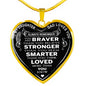 Dad Love Daughter Gift Ideas - Luxury Necklace Birthday Gift From Father Daddy