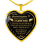 Proud Gift For Granddaughter - Luxury Novelty Necklace from Grandpa