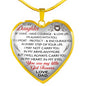 Father And Daughter - To My Daughter Necklace Heart Pendants Gift From Daddy's