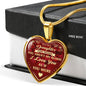 Step Daughter Necklace to My Step Daughter, Even Though You aren't My Blood Gift
