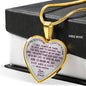Dad and Daughter Luxury Necklace - from Father - I Want You to Know Love Quotes