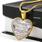Daddy I Love You For Daughter - To My Daughter Heart Necklace Gift From Daddy's