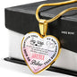 Biker's Wife Always In My Heart Love Necklace