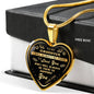Father Daughter Necklace - I Will Always Be There Daughter Necklace From Dad