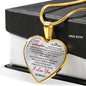 Granddaughter Necklace Heart - To My Granddaughter Necklace Pendant