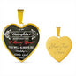 Father And Daughter Heart - To My Daughter Necklace Heart From Daddy