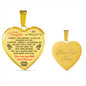 Father and Daughter Necklaces - Daughter Heart Pendant You are My Little Girls