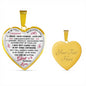 Mom And Daughter Gift - To My Daughter Heart Necklace From Mommy Mother