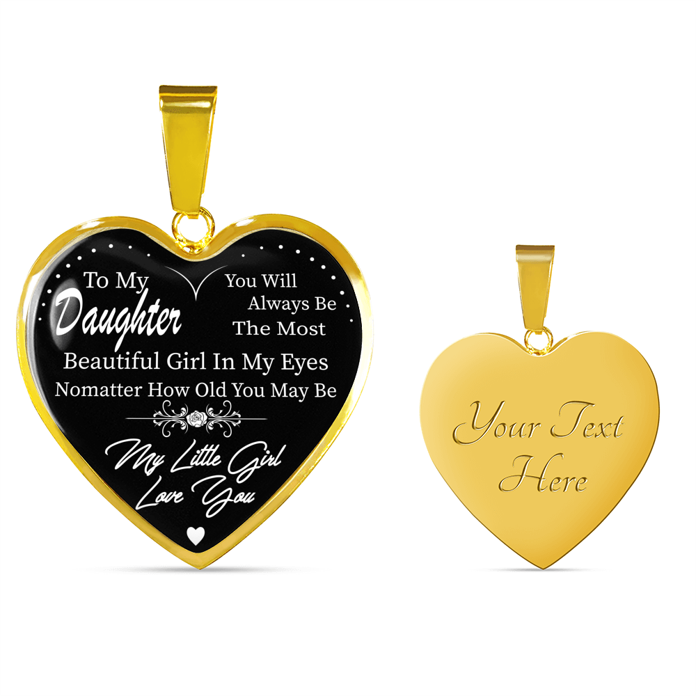 To My Daughter Necklace Gift For Daughter Necklace - Father And Daughter