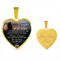Father And Daughter Necklace Heart Pendant - To My Daughter Necklace Love Dad_NEW