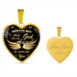 To My Beautiful Wife - God Sent Me You, An Angel Pendant Necklace