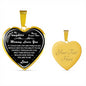 Mommy to Daughter Gifts - Novelty Luxury Necklace from Mother Mom Necklace