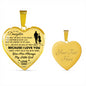 Father And Daughter Necklace Heart Pendant - To My Daughter Necklace Love Dad
