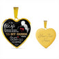 Premium Heart Necklace Anniversary Love Gift For Wife You're my Queen Forever