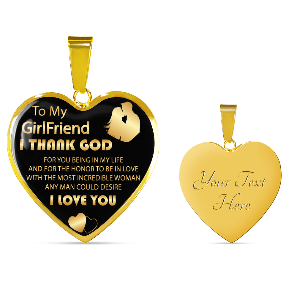 To My Girlfriend Necklace Best Gift For Girlfriend Birthday