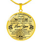 Father And Daughter Necklace Heart Pendant - To My Daughter Necklace