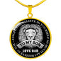 Necklace To My Son From Lion Dad, Gift From Dad