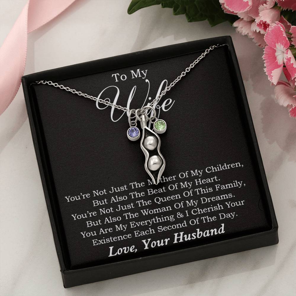 Wife Gift for Mothers Day Necklace, To Wife Mother Day Gift For Wife
