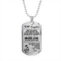 Luxury Necklace Pendant to My Daughter - Love Dad, Gohan & Pan Dragon Ball Super