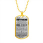 Dog Tag Necklace To My Boyfriend _NEW