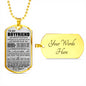 Dog Tag Necklace To My Boyfriend _NEW