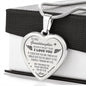 Proud Gift for Granddaughter - Engraved Luxury Novelty Necklace from Grandpa Granddad Pop