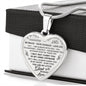 Father and Daughter Gift Ideas - To My Daughter Heart Necklace From Daddy