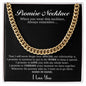 Promise Necklace for Him,Anniversary Gifts for Boyfriend from Girlfriend