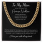 Promise Necklace for Him, Anniversary Gift,Christmas Cuban Link Chain to my Boyfriend