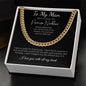 Promise Necklace for Him, Anniversary Gift,Christmas Cuban Link Chain to my Boyfriend