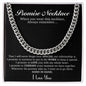 Promise Necklace for Him,Anniversary Gifts for Boyfriend from Girlfriend