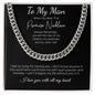 Promise Necklace for Him, Anniversary Gift,Christmas Cuban Link Chain to my Boyfriend