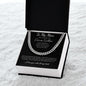 Promise Necklace for Him, Anniversary Gift,Christmas Cuban Link Chain to my Boyfriend