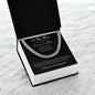 Promise Necklace for Him, Anniversary Gift,Christmas Cuban Link Chain to my Boyfriend
