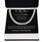 Promise Necklace for Him, Anniversary Gift,Christmas Cuban Link Chain to my Boyfriend