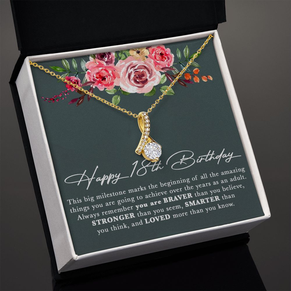 18th Birthday Gifts for Girls Necklace, 18 Year Old Birthday Gift, 18th Birthday