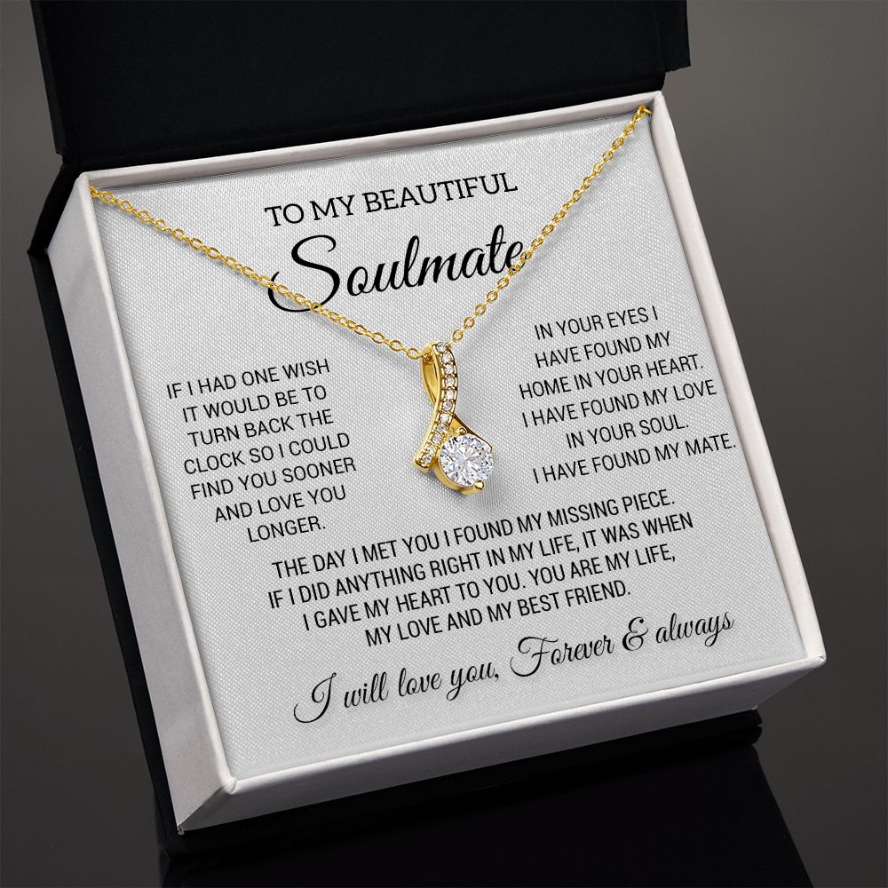 To My Beautiful Soulmate Necklace