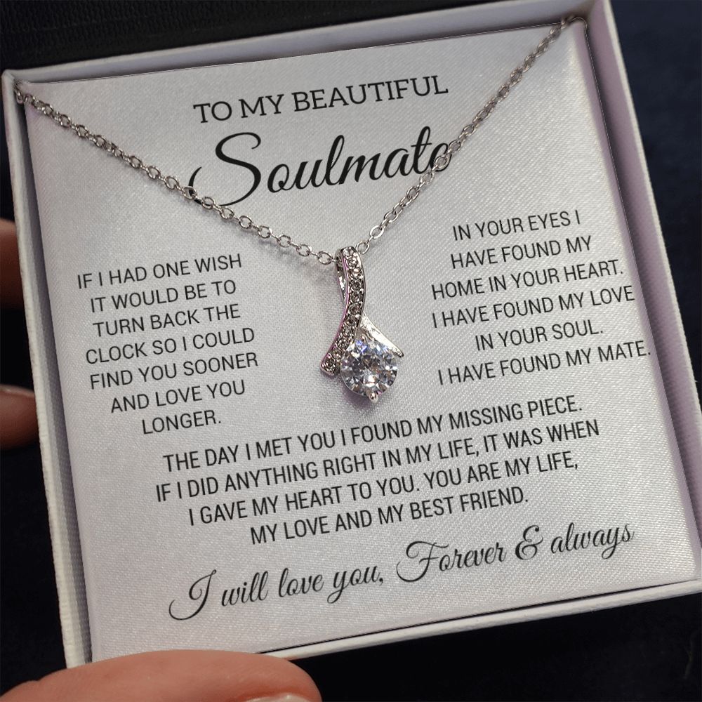 To My Beautiful Soulmate Necklace