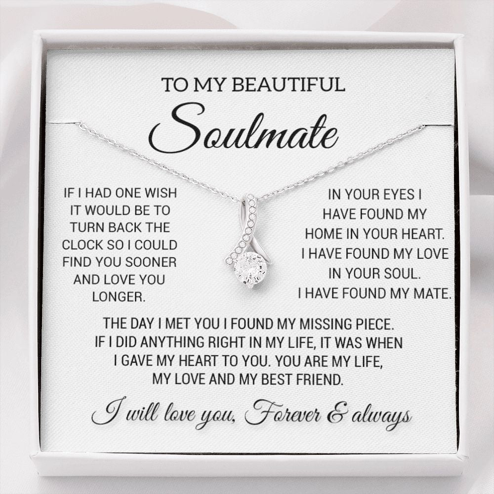 To My Beautiful Soulmate Necklace